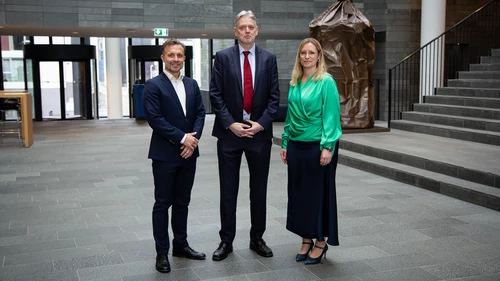 Henrik Nørby, Head of Monetary Policy Implementation and Government Debt at Danmarks Nationalbank; Helge Pedersen, Nordea Group Chief Economist; and Stephanie Lose, Denmark’s Minister for Economic Affairs